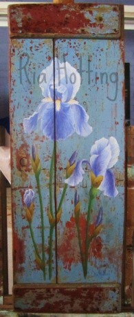 Blue Irisses.